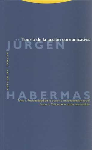 Libro Teoría De La Acción Comunicativa. Tomos I Y Ii