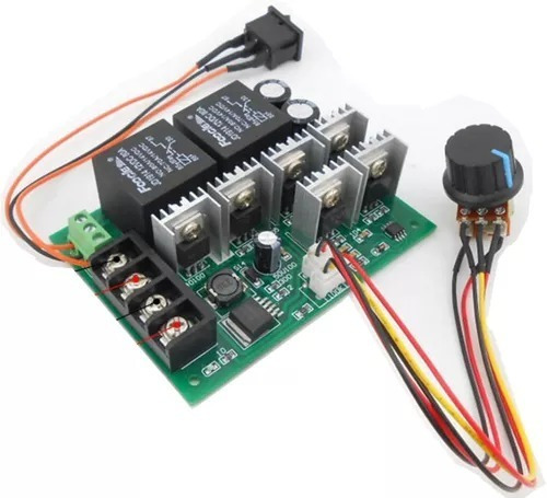 Imagen 1 de 5 de Pwm Control Velocidad Motores Dc 10-50v 40a Con Reversion