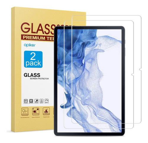 2 Protectores Pantalla Tablet Samsung Tab S7fe/s9plus 12.4 
