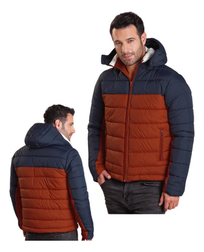 Imagen 3 de 4 de Chaqueta Hombre Impermeable Con Bolsillo Interno