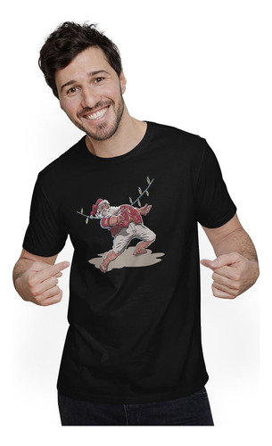 Playeras Santa Limbo Mambo Navidad Luces Hombre Y Mujer Se