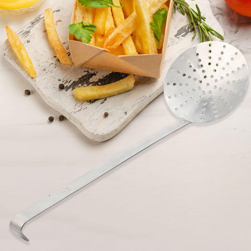Colador De Aceite Con Mango Largo, Cuchara Para Freír, 16cm