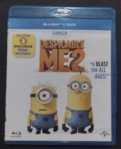 Mi Villano Favorito 2 Pelicula Bluray + Dvd (Usado)