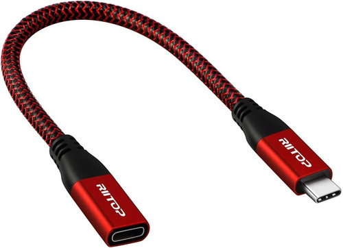 Cable De Extensión Usb C De Riitop Compatible Con Thunderbol