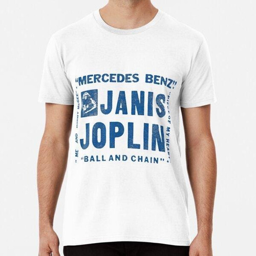 Remera Janis Cantante Joplin Músico Algodon Premium