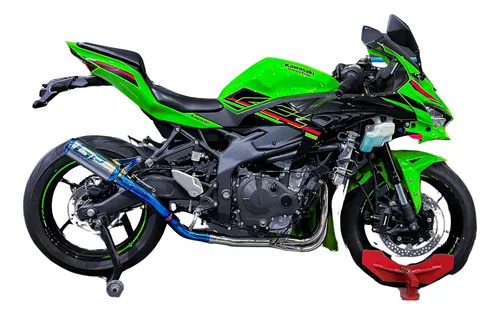 Escapamento Full Ponteira Gp Edit. Comp. Titânio Zx4r Lougan