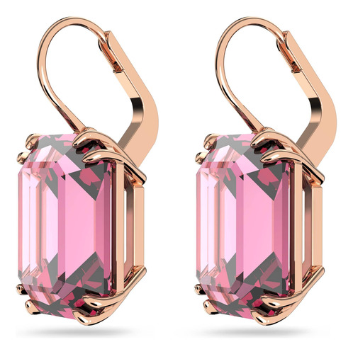 Pendientes Swaro Millenia, Cristal De Talla Octogonal,