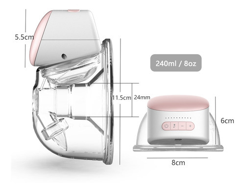 Youha 28mm Extractor De Leche Eléctrico Portátil Manos Libre