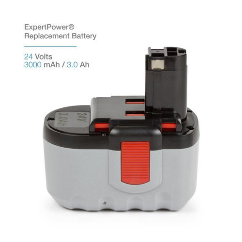 2 X 24v Expertpower 3000 Mah Ni-mh Para Bosch Bat030 Bat031