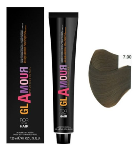 Tinte Gamour 7.00 Rubio Intenso De 120ml + Agua 