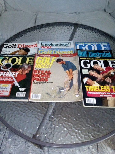 Lote Revista De Golf Importadas