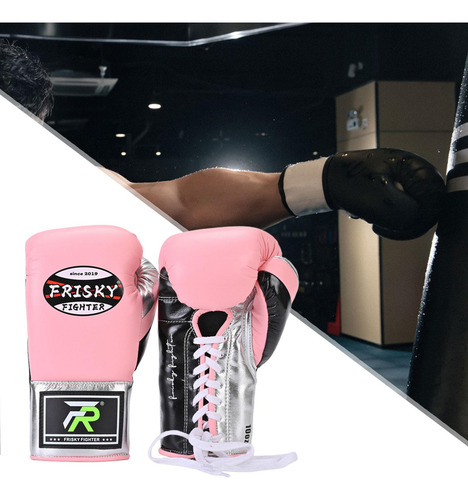 Guantes De Boxeo Guantes De Boxeo Para Hombres Y Rosa 14oz