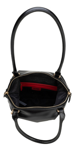 Bolsa Satchel Cloe Afanil Mediano Color Negro