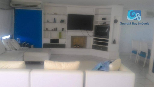 Imagem 3 de 30 de Cobertura No Condomínio Sorocotuba - Praia Do Sorocotuba - Guarujá - Co0341