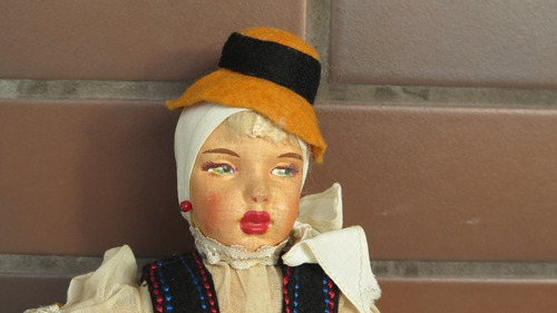 Boneca Tradicional Espanhola (década De 50) Dupla Face (Usado)