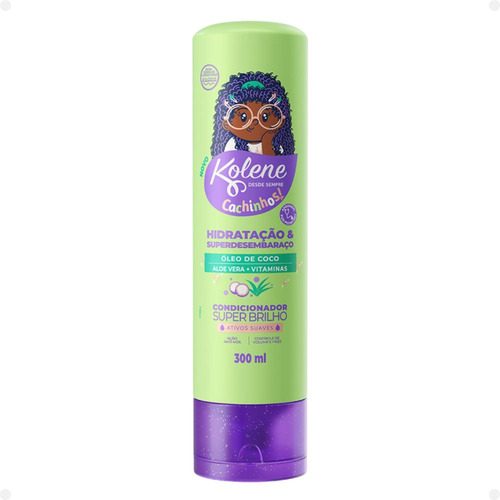 Kit Kolene Cachinhos: Shampoo, Condicionador E Creme 300ml