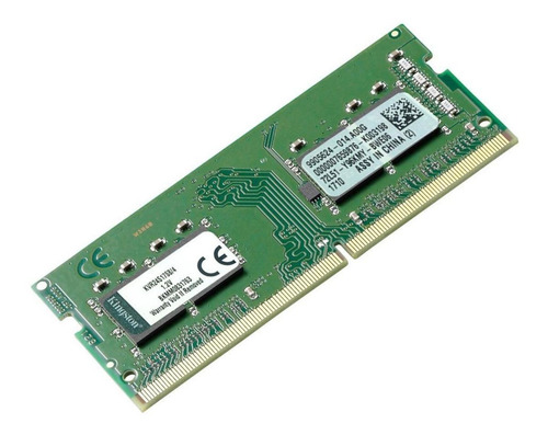 Memoria RAM ValueRAM color Verde 4GB 1x4GB Kingston KVR24S17S8/4