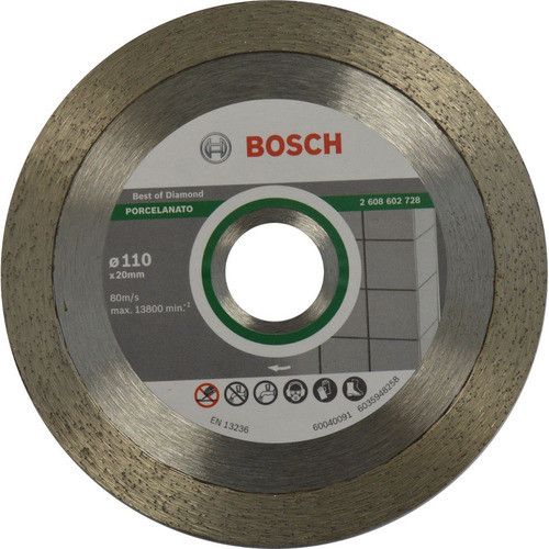 Disco Diamantado Bosch 110mm Para Porcelanato Maquifer