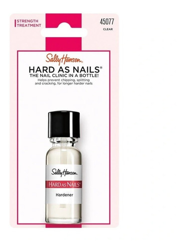 Fortalecedor De Uñas Sally Hansen Hard As Nails Clear Z45077
