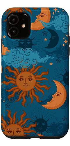 iPhone 11 Sun Moon Estética Mística Celestial Diosa Bohemia