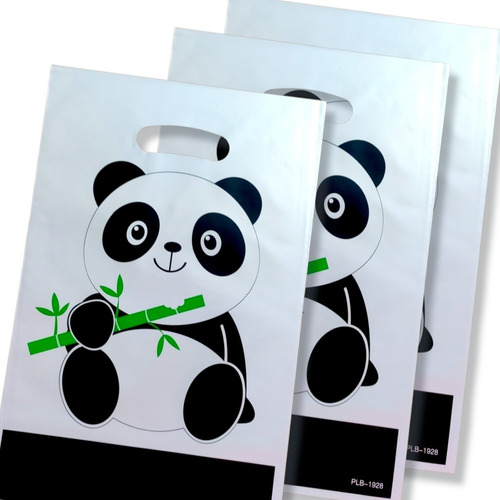 Bolsas Cotillones Sorpresa Fiesta Oso Panda 10 Piezas