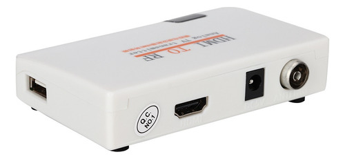 Adaptador De Hdmi A Rf Coaxial Converter Caja De Soporte 480