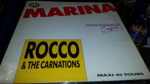 Rocco & The Carnations Marina (remix 89) Vinilo Maxi France