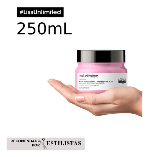 Máscara Anti-frizz Cabello Liso L'oréal Professionnel 250ml