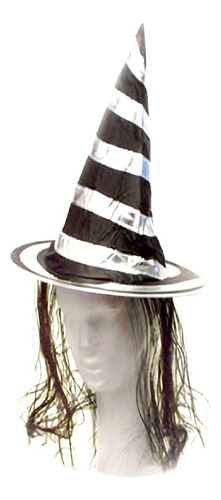 Sombrero Bruja Con Pelo Disfraz Halloween Fiesta Disfraces