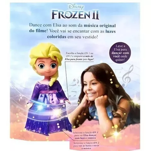 Boneca Frozen Dançarina Elsa bate-volta e canta. - Desapegos de Roupas  quase novas ou nunca usadas para bebês, crianças e mamães. 998460