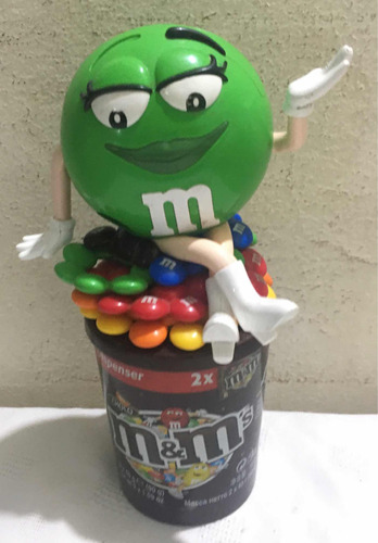 M & M - Dispenser De Confites - Green - Vacio !!!!!