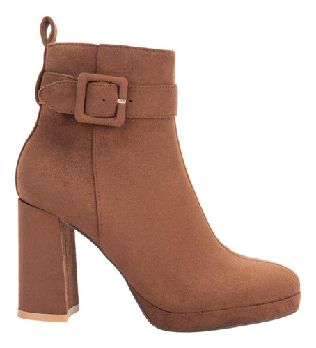 Bota Vestir Plataforma Tacón Alto Sao Paulo Cafe Mujer Jd03