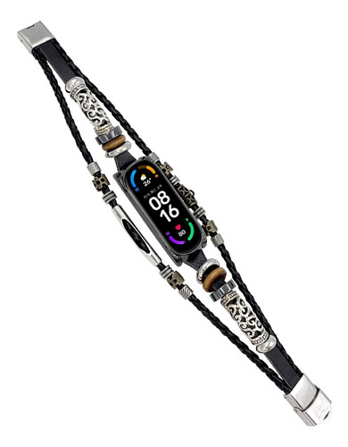 Imagem 7 de 8 de Substituição De Pulseira Retrô Para Pulseira Mi Band 6/6 Nfc