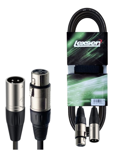 Lexsen Cable Profesional Canon Canon Microfono Xlr 6mt