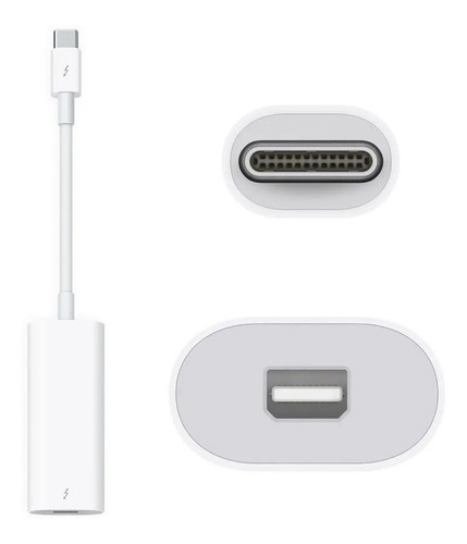 Adaptador Thunderbolt 3 Usb C A Thunderbolt 2 Original Apple Blanco