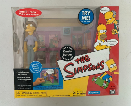 Los Simpsons Playmates Base Krusty Burger