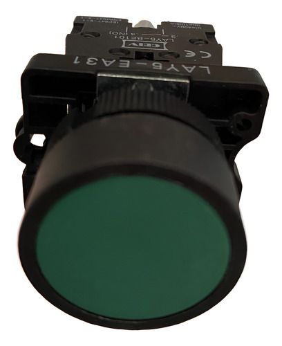 4 Pzas Interruptor Botón Pulsador Momentáneo 22mm Verde