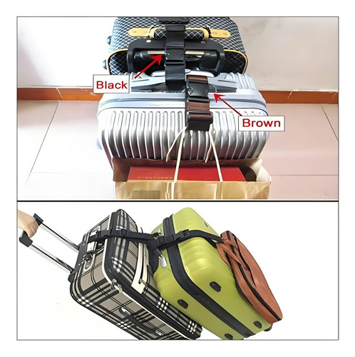 De Paquete De 4 Correas De Equipaje , Bolsa Elástica