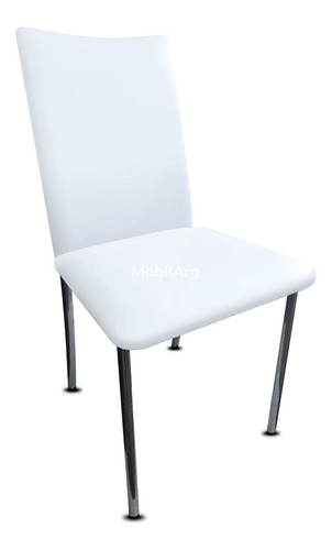 Silla Vestida Tapizada Comedor Cocina Reforzada Caño 