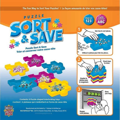 Imagen 3 de 4 de Accesorio Para Rompecabezas Sort & Save - Master Pieces