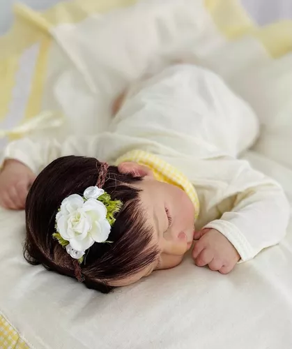 Bonecas Bebê Reborn de 48 cm, realistas realistas dormindo bebês