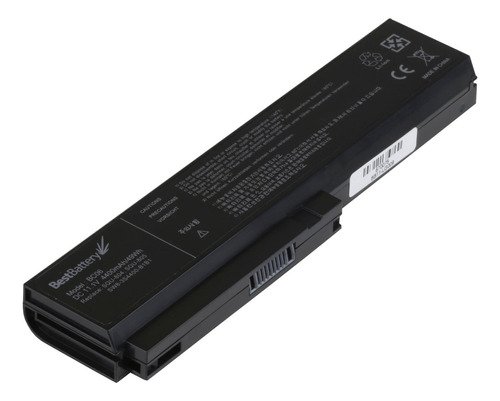 Bateria Para Notebook Itautec Infoway N8635 - 6 Celulas, Ate Bateria Preto