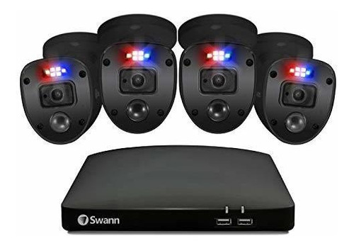 Swann Home Dvr Enforcertm Security Camera System With 7vxjn