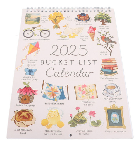 Agenda 2025 Planner, 3 Unidades, Calendario Mensual, Papel E