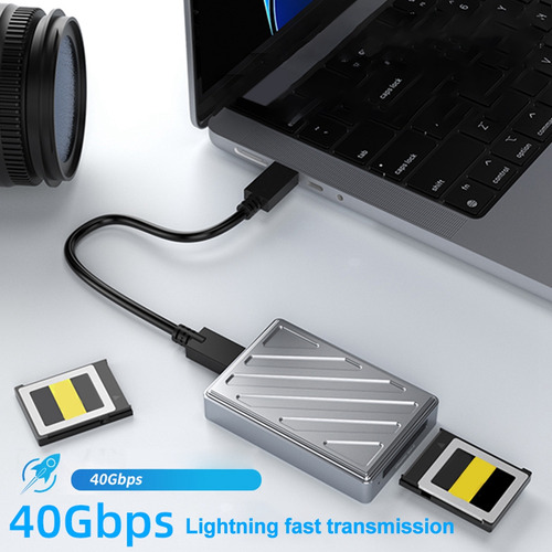 Lector De Tarjetas Cfexpress Tipo B Usb 4.0 10gbps Cfexpress