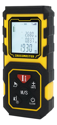 Medidor De Distancia Láser Crossmaster Profesional 40mts Bm