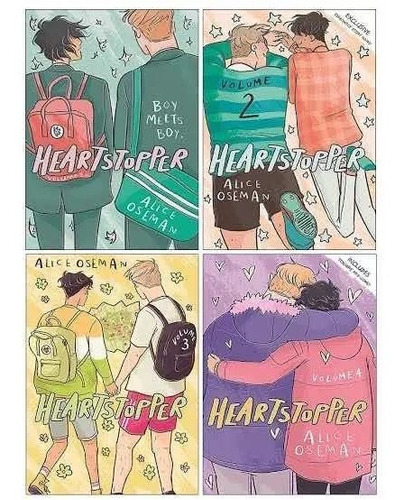 Saga Heartstopper - 4 Libros - Alice Oseman