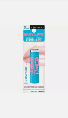 Maybelline Baby Lips, Bálsamo Labial, 05 Quenched, Kit De 2