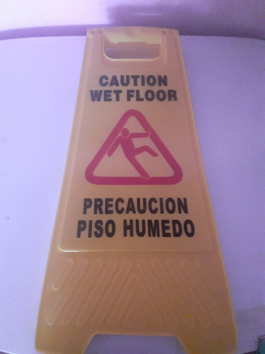 Aviso De Piso Mojado Plastico Para Seguridad 