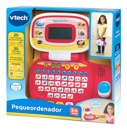 Mini Laptop Peque Ordenador Didáctico P Niña 3a6 C/ Sonidos